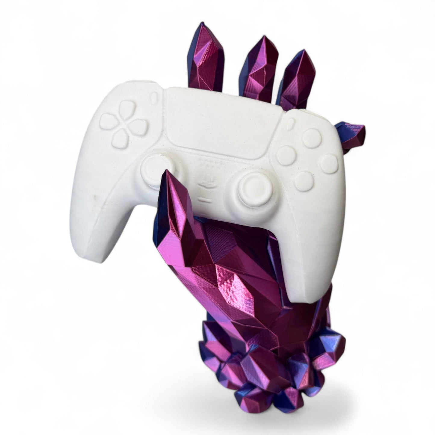 Crystal Controller Stand Universal Controller Holder 3D Printed Controller Stand Elemental Remote Holder Gift for Dad or Gamer