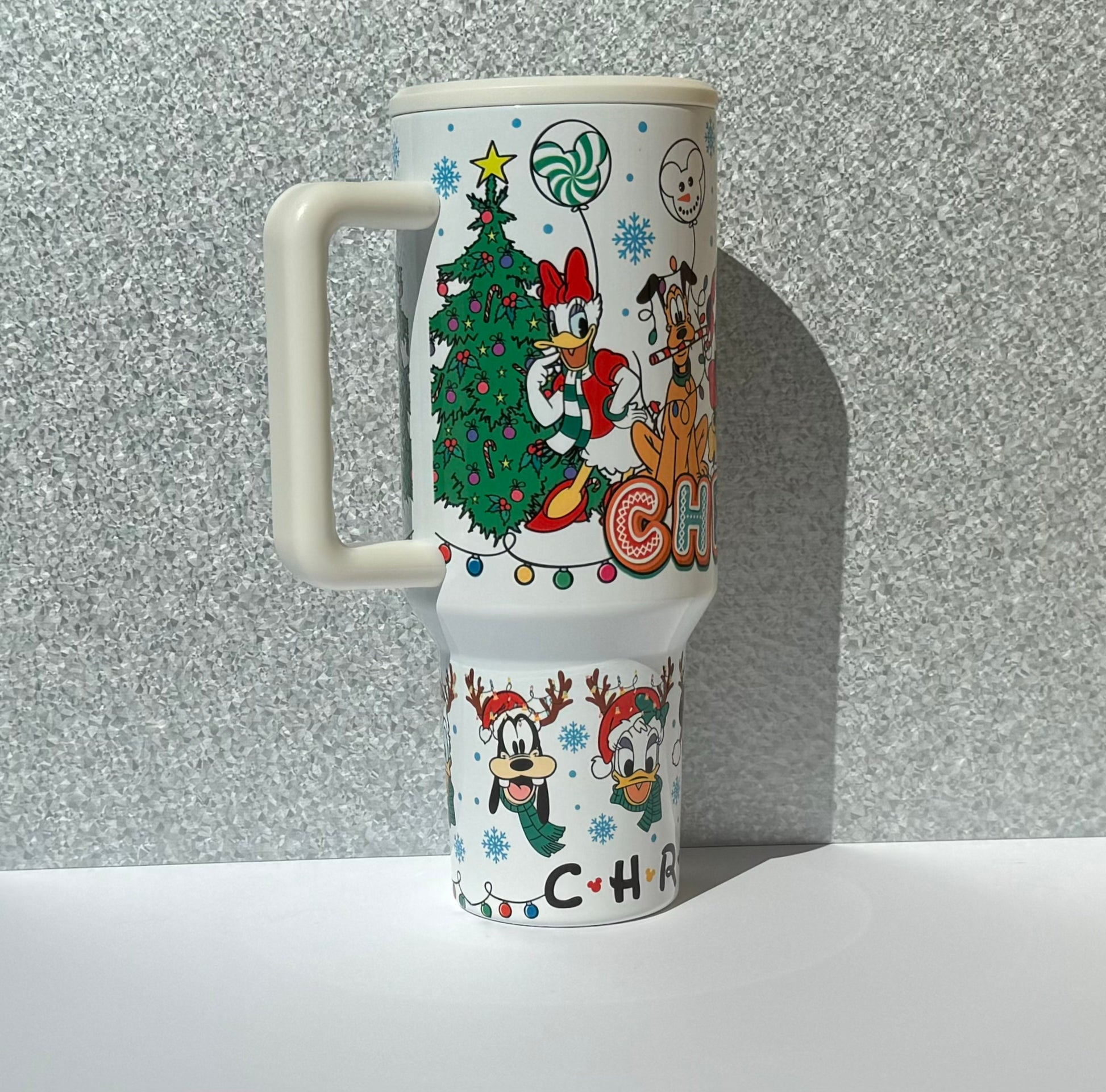 40oz Christmas Tumbler Theme Park Lover Tumbler Cute Christmas Gift Stanley Dup Christmas Gift For Magic Theme Park Lover Mouse Christmas