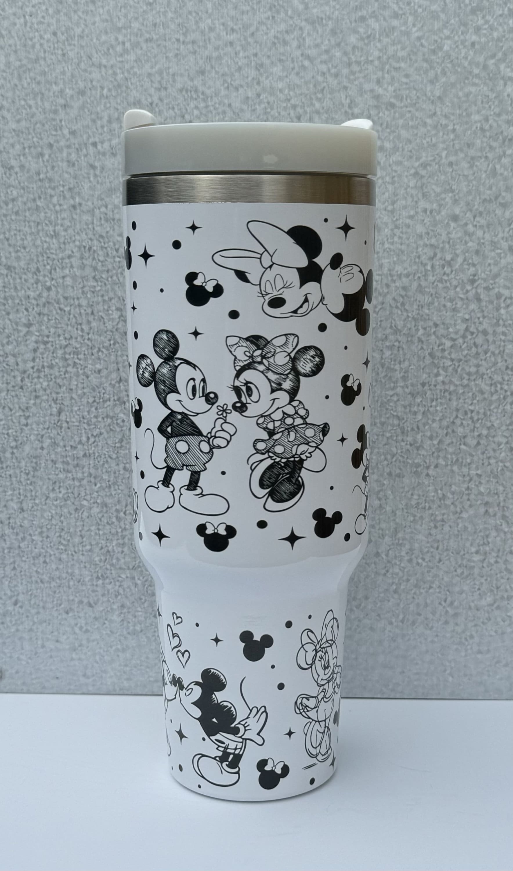 40oz Quencher Theme Park Tumbler CartoonTumbler Magic Theme Park Cute Characters Tumbler Stanley Dup Valentin Day Gift For Theme Park Lover