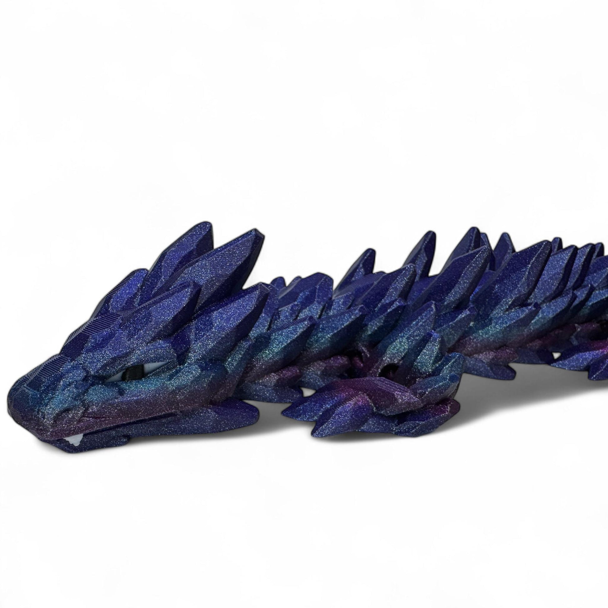 Picture for color reference this is a Gemstone Dragon not Crystal Dragon.
