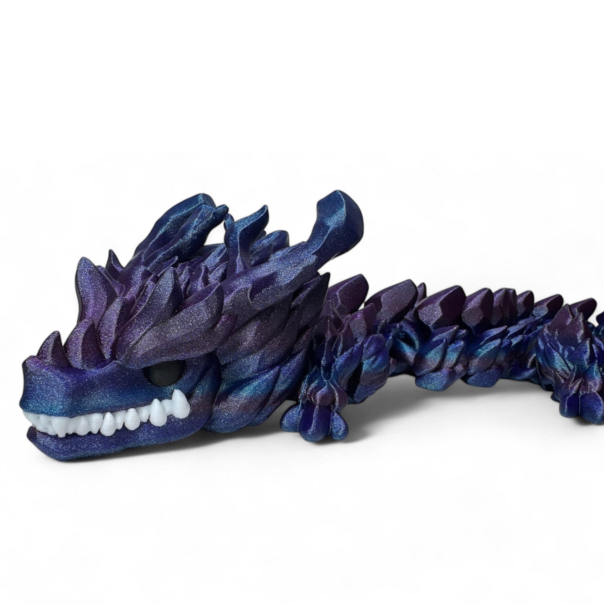 3D Printed Articulated Dragon Figurine Kids Room Decor Handmade Dragon Children Toys Man Cave Game Room Art Figues DnD Office Art
