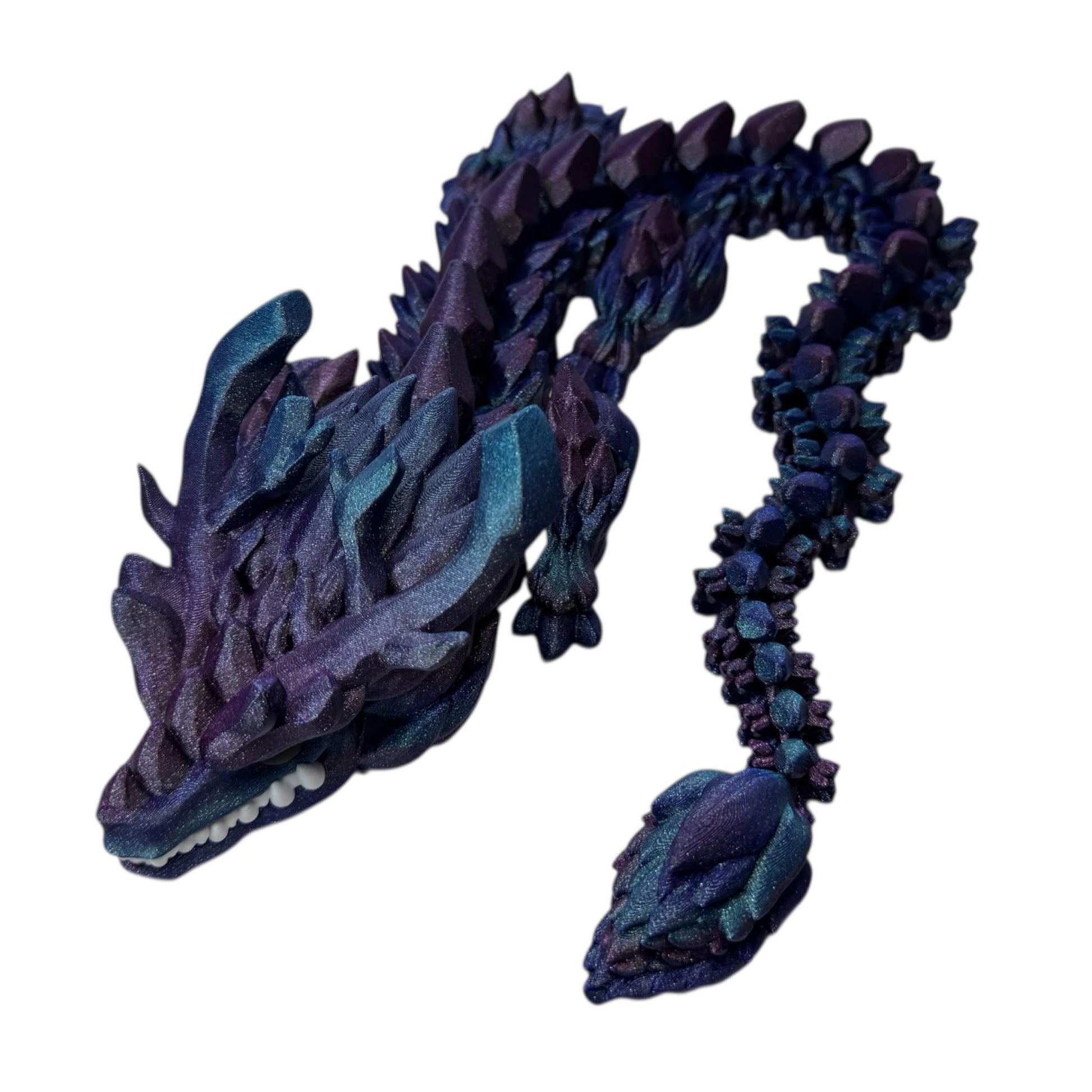 3D Printed Articulated Dragon Figurine Kids Room Decor Handmade Dragon Children Toys Man Cave Game Room Art Figues DnD Office Art