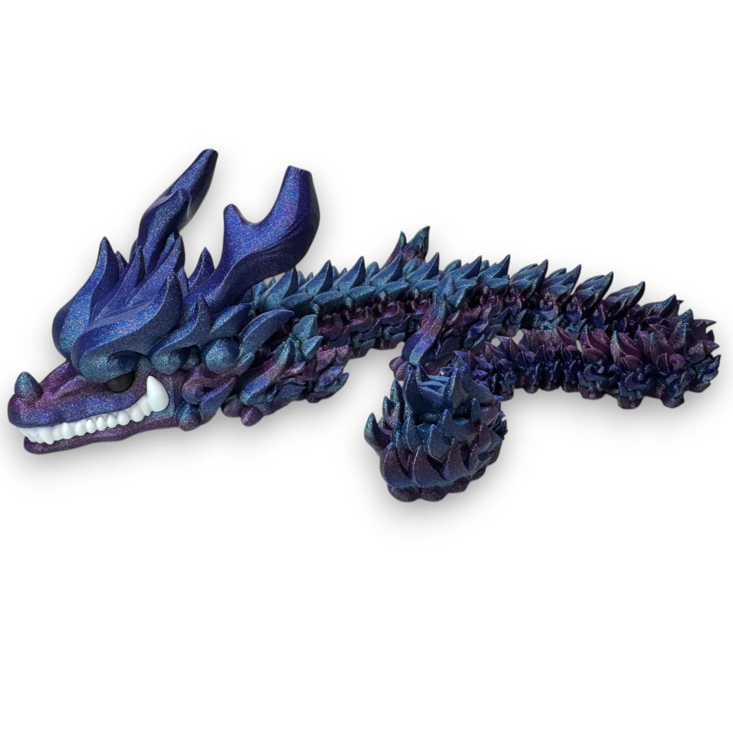3D Printed Articulated Dragon Figurine Kids Room Decor Handmade Dragon Children Toys Man Cave Game Room Art Figues DnD Office Art