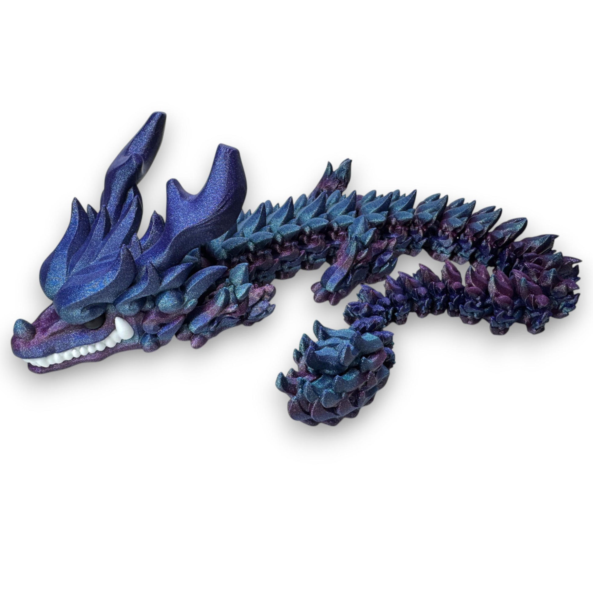 3D Printed Articulated Dragon Figurine Kids Room Decor Handmade Dragon Children Toys Man Cave Game Room Art Figues DnD Office Art