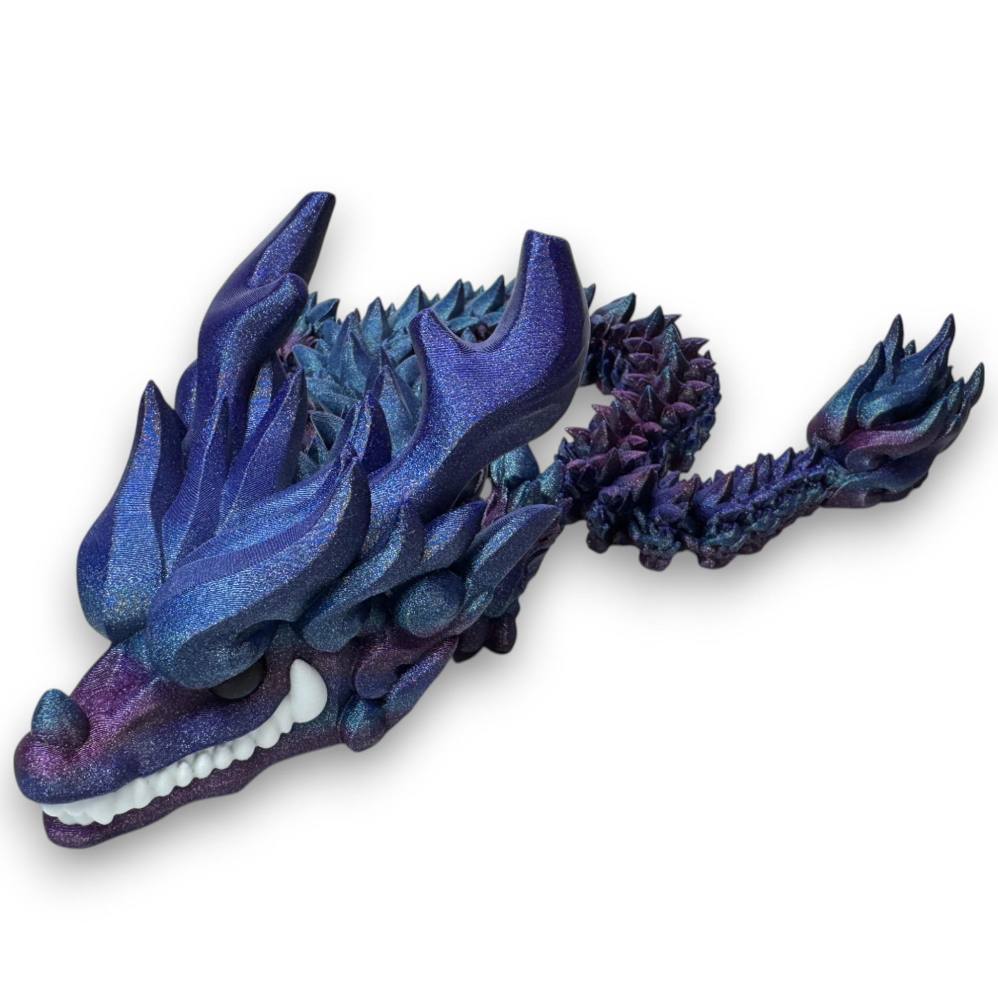 3D Printed Articulated Dragon Figurine Kids Room Decor Handmade Dragon Children Toys Man Cave Game Room Art Figues DnD Office Art