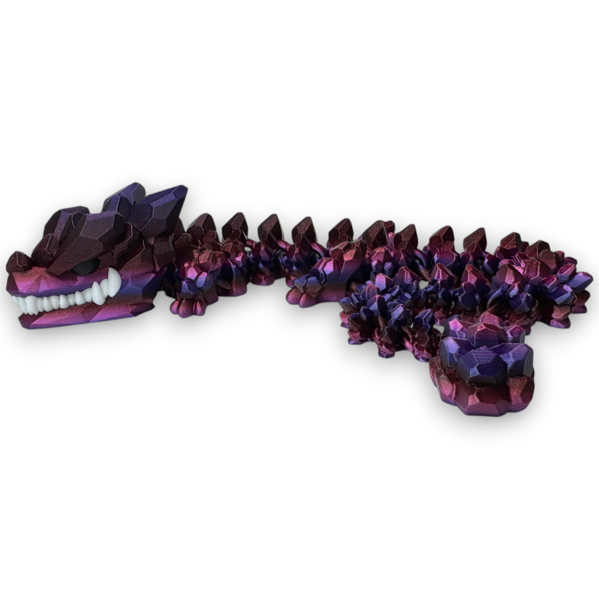 Rock Dragon 3D Printed Articulating Dragon Kids Room Decor Handmade Dragon Children Toys Man Cave Game Room Art Figurines DnD Office Art