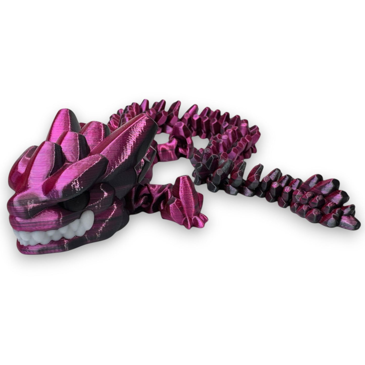Stone Dragon 3D Printed Articulating Dragon Kids Room Decor Handmade Dragon Children Toys Man Cave Game Room Art Figurines DnD Office Art