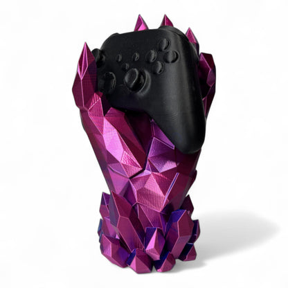 Crystal Controller Stand Universal Controller Holder 3D Printed Controller Stand Elemental Remote Holder Gift for Dad or Gamer