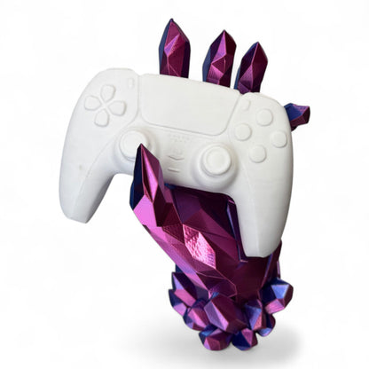 Crystal Controller Stand Universal Controller Holder 3D Printed Controller Stand Elemental Remote Holder Gift for Dad or Gamer