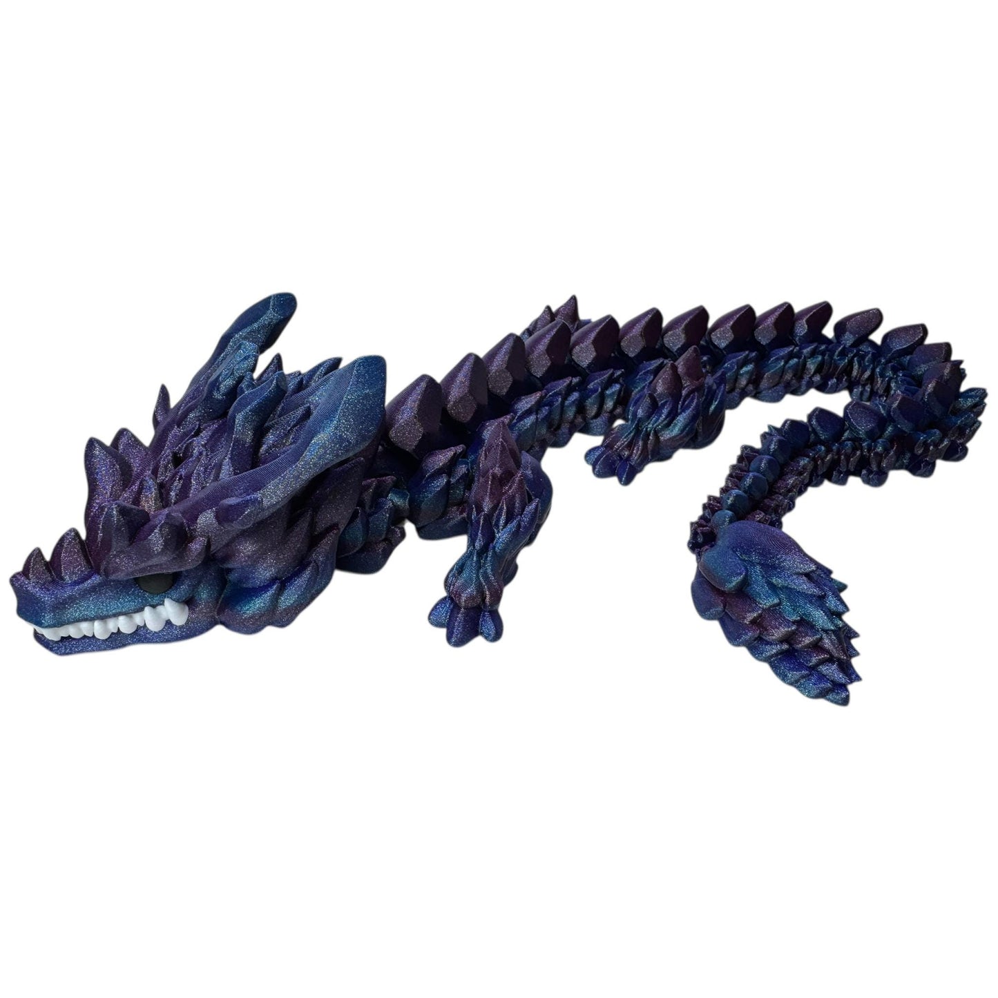 3D Printed Articulated Dragon Figurine Kids Room Decor Handmade Dragon Children Toys Man Cave Game Room Art Figues DnD Office Art
