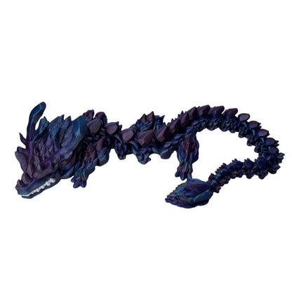 3D Printed Articulated Dragon Figurine Kids Room Decor Handmade Dragon Children Toys Man Cave Game Room Art Figues DnD Office Art