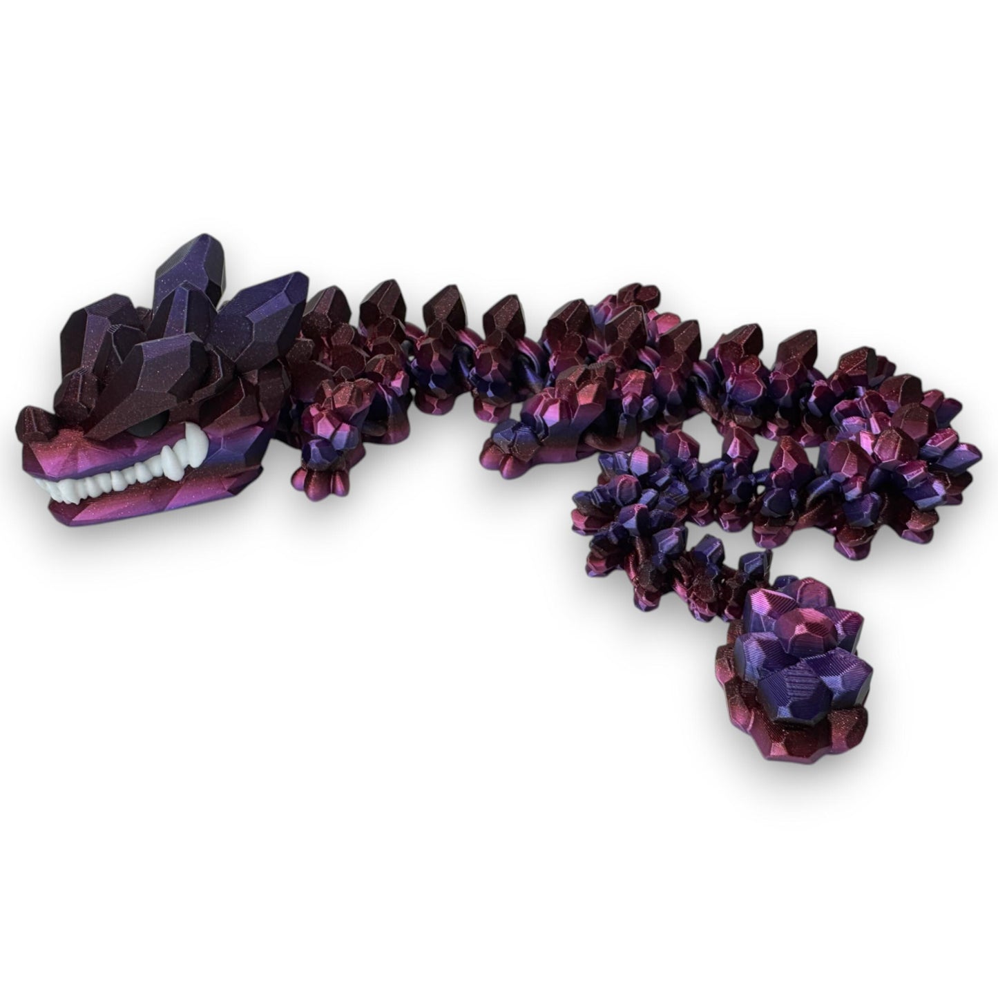 Rock Dragon 3D Printed Articulating Dragon Kids Room Decor Handmade Dragon Children Toys Man Cave Game Room Art Figurines DnD Office Art