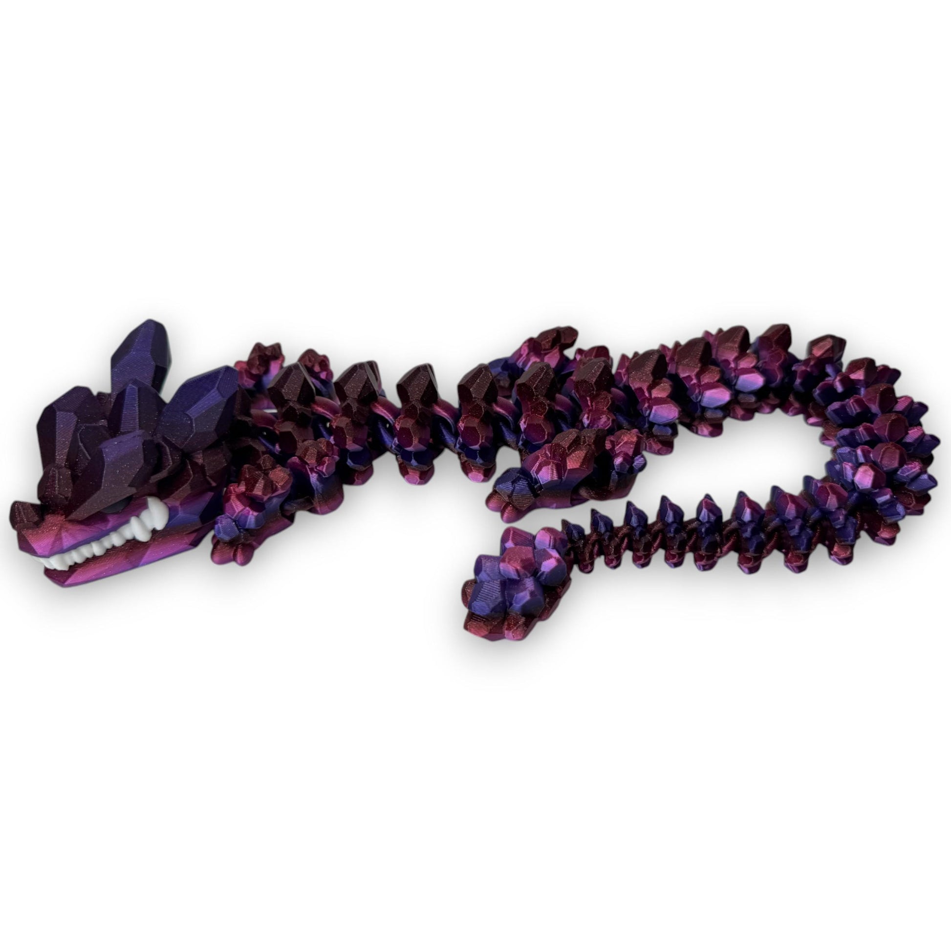 Rock Dragon 3D Printed Articulating Dragon Kids Room Decor Handmade Dragon Children Toys Man Cave Game Room Art Figurines DnD Office Art
