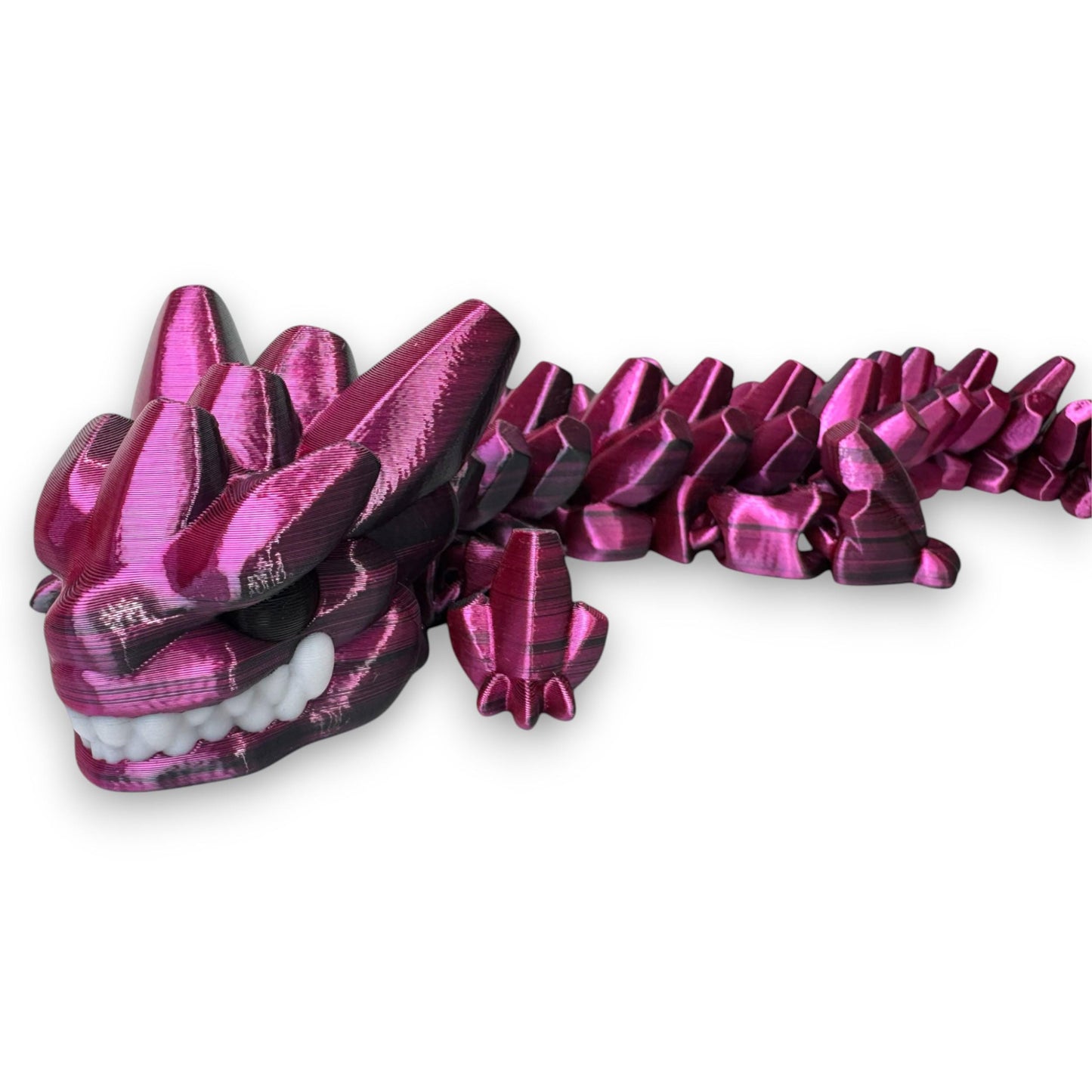 Stone Dragon 3D Printed Articulating Dragon Kids Room Decor Handmade Dragon Children Toys Man Cave Game Room Art Figurines DnD Office Art