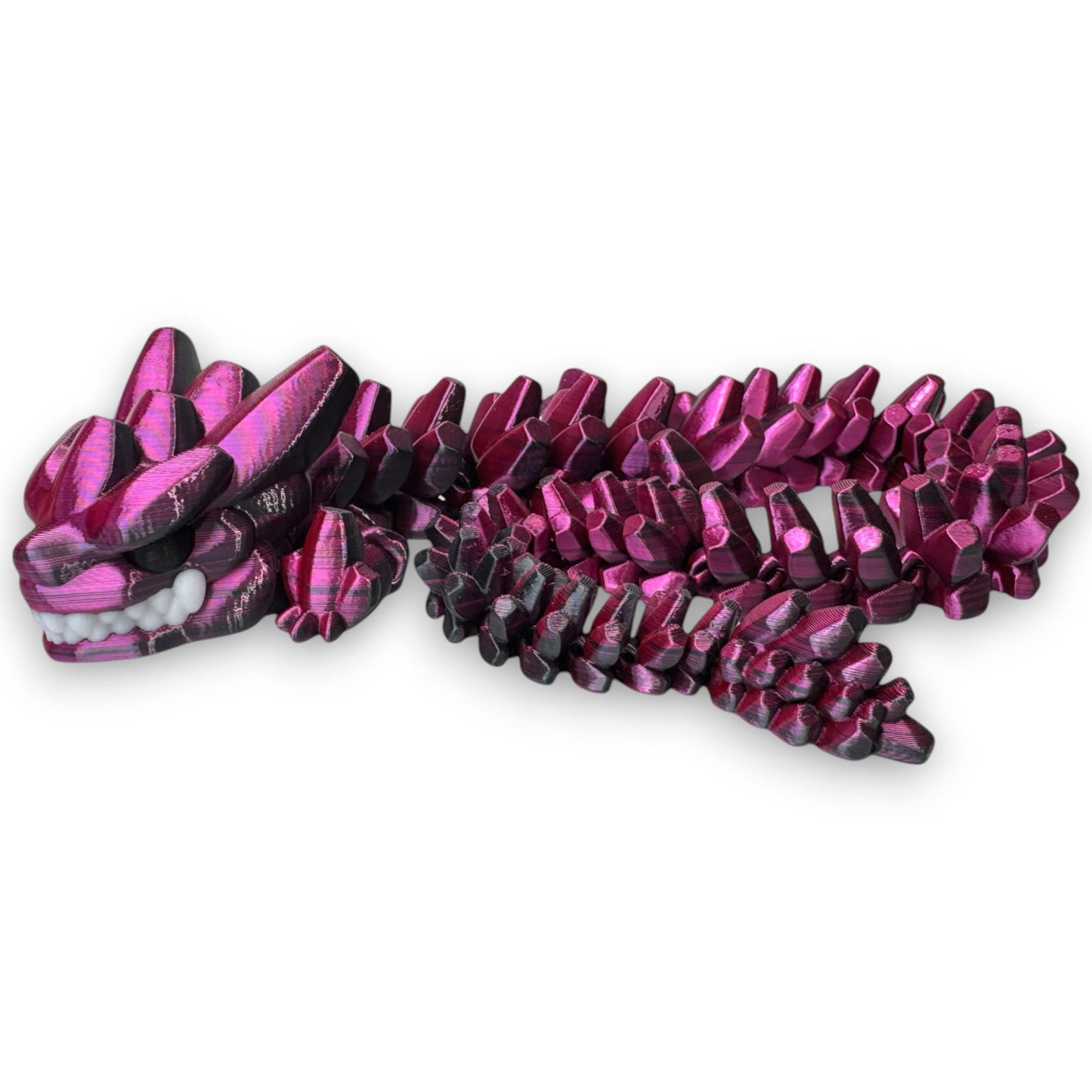 Stone Dragon 3D Printed Articulating Dragon Kids Room Decor Handmade Dragon Children Toys Man Cave Game Room Art Figurines DnD Office Art