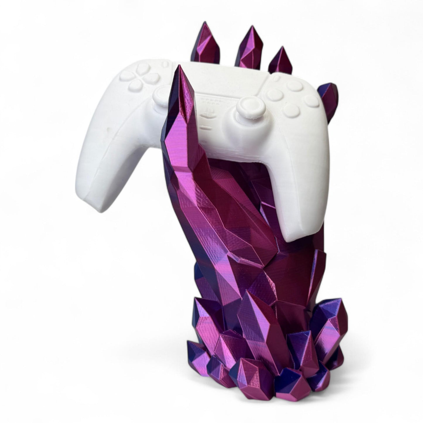 Crystal Controller Stand Universal Controller Holder 3D Printed Controller Stand Elemental Remote Holder Gift for Dad or Gamer