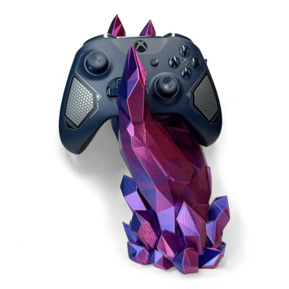 Crystal Controller Stand Universal Controller Holder 3D Printed Controller Stand Elemental Remote Holder Gift for Dad or Gamer