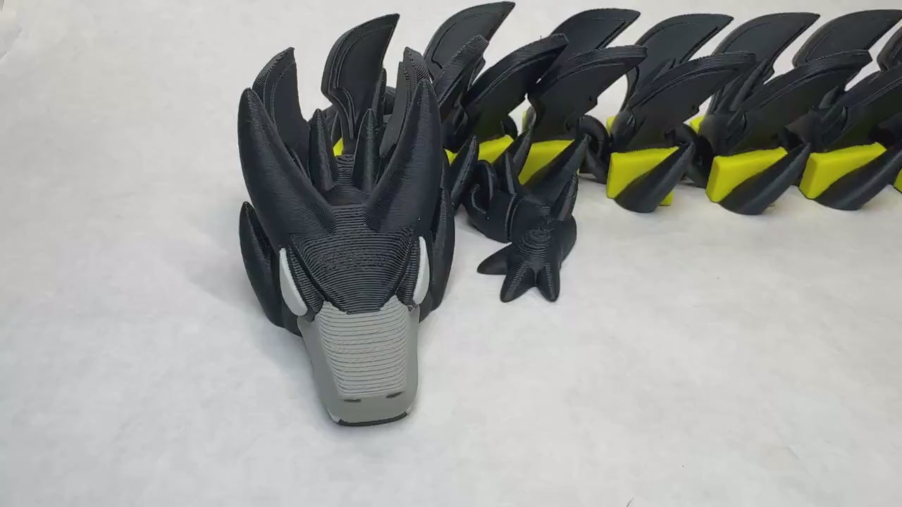 Bat Dragon 3D Printed Articulating Caped Crusader Dragon Fidget Toy Superhero Collectible & Desk Companion Unique Superhero Gift