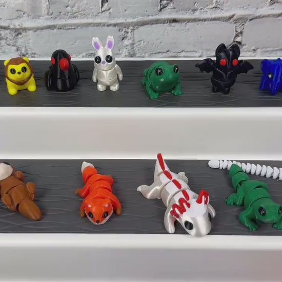 Mystery Animal Packs 3D Printed Articulating mini Animals Party Favors Mystery Egg Fun Stress Relief Fidget Party Packs Pocket Pets Wigglets